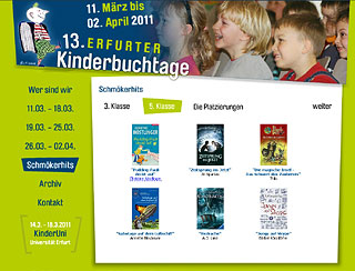 13. Erfurter Kinderbuchtage vom 11.03.-02.04.2011