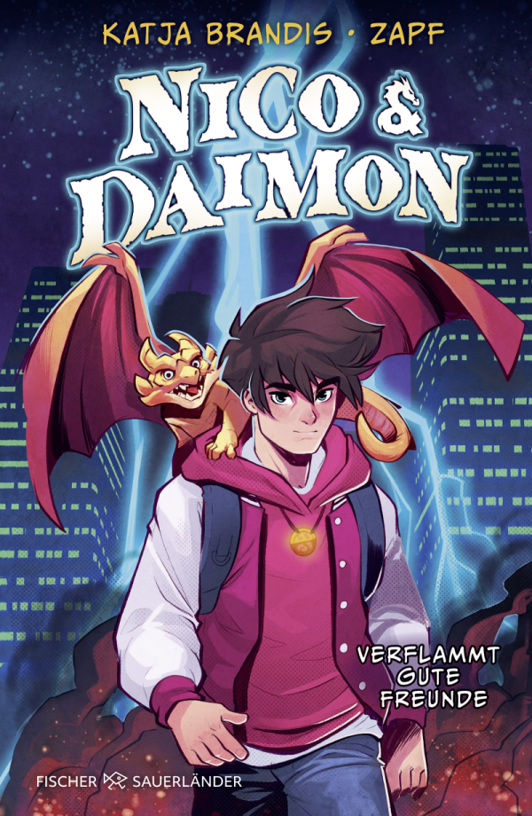 Katja Brandis – Nico & Daimon. Verflammt gute Freunde Cover